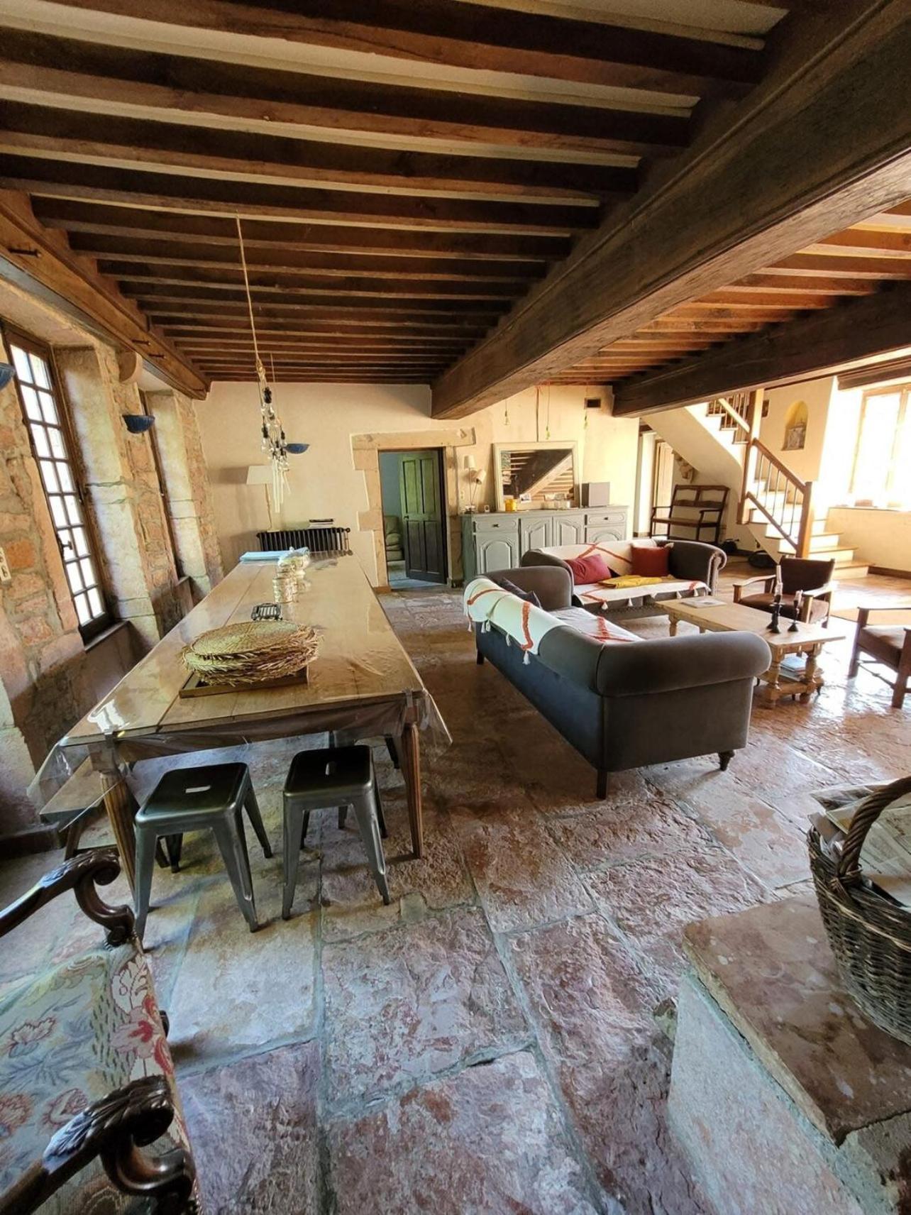 La Colombière Maison Familiale avec piscine proche Tournus Ratenelle Extérieur photo